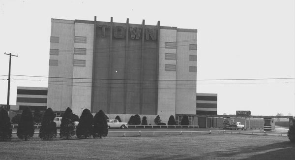 Town Drive-In Theatre - Screen Then - Photo From Rg